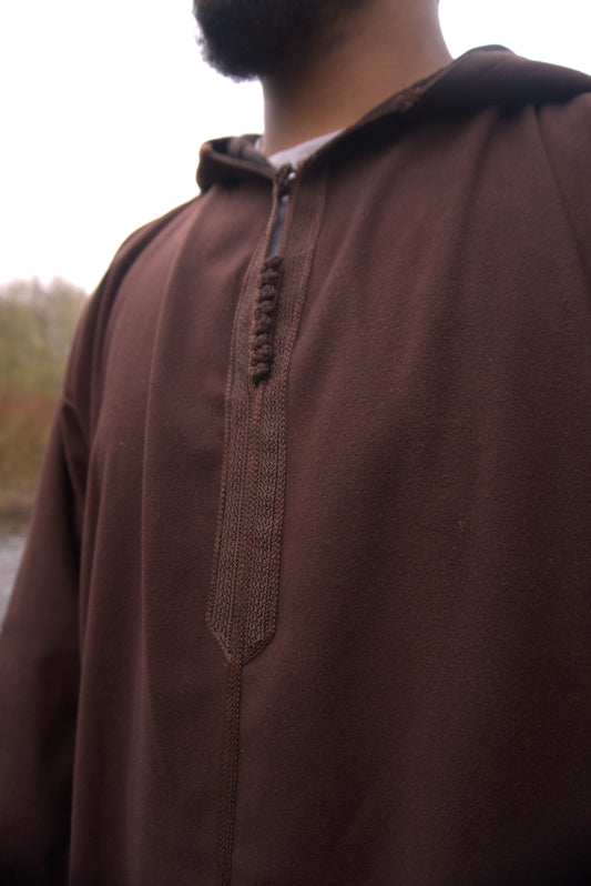 The brown djellaba